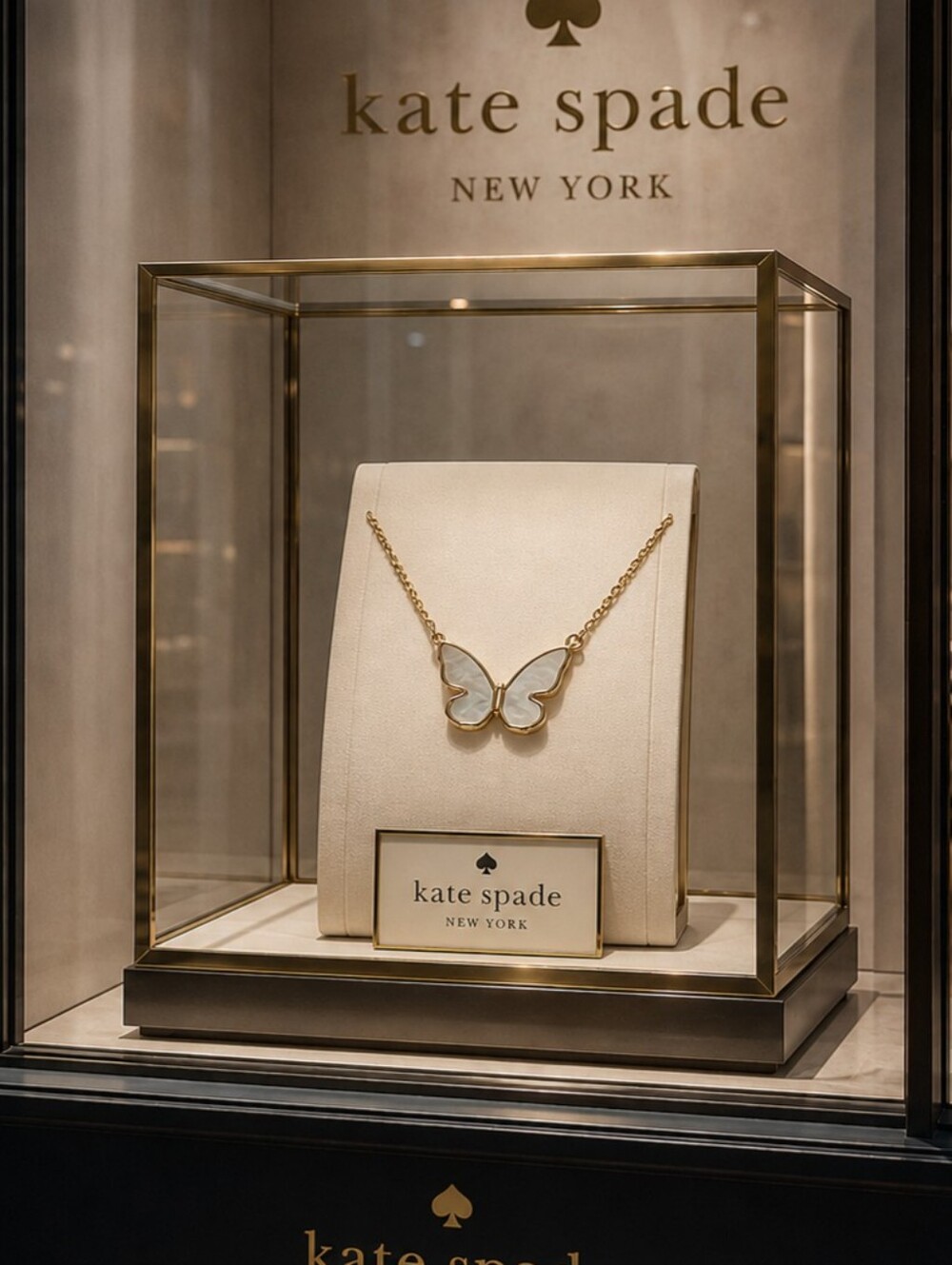 Kate Spade New York "All A Flutter" Necklace.